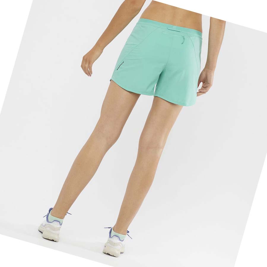 Bermudas Salomon CROSS 5'' Mujer Azules | MX 2346VRW